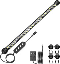 Led Aquarium Light with Timer, Submersible Aquarium Plant Light, Fish Tank Light