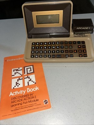 VTG The Children's Discovery System Computer W/Arcade & Math Cartridge, Manual