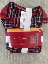 Wondershop Toddler Plaid Flannel Holiday Matching Family Pajama Set 2T
