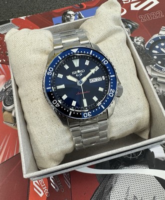 Seiko 5 SKX Sports SRPL83 Automatic Blue Dial Steel Bracelet Watch
