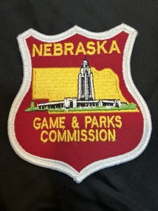 Vintage Nebraska Game & Parks Commission Shoulder Patch Obsolete 1980s