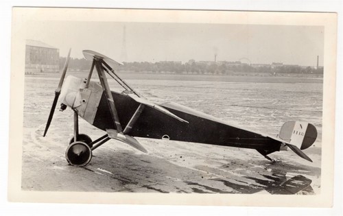 WWI French Nieuport 10 Tripe TS Triplane 2.75x4.5 Vintage 1940-50s Photo