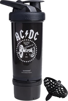 SmartShake Revive Shaker 750ml Rock Band Edition AC/DC & KISS Schwarz