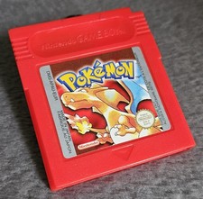 Pokemon Red Version Nintendo Gameboy UK PAL Genuine New Battery 