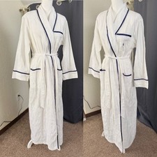 Vintage Ralph Lauren Robe Made in USA cotton womens Small
