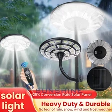 11000W Commercial LED Solar Street Light Outdoor Dusk to Dawn 360° Super Bright