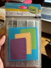 Cuttlebug Embossing Borders Just My Type 5 Folders Provo Craft 37-1170