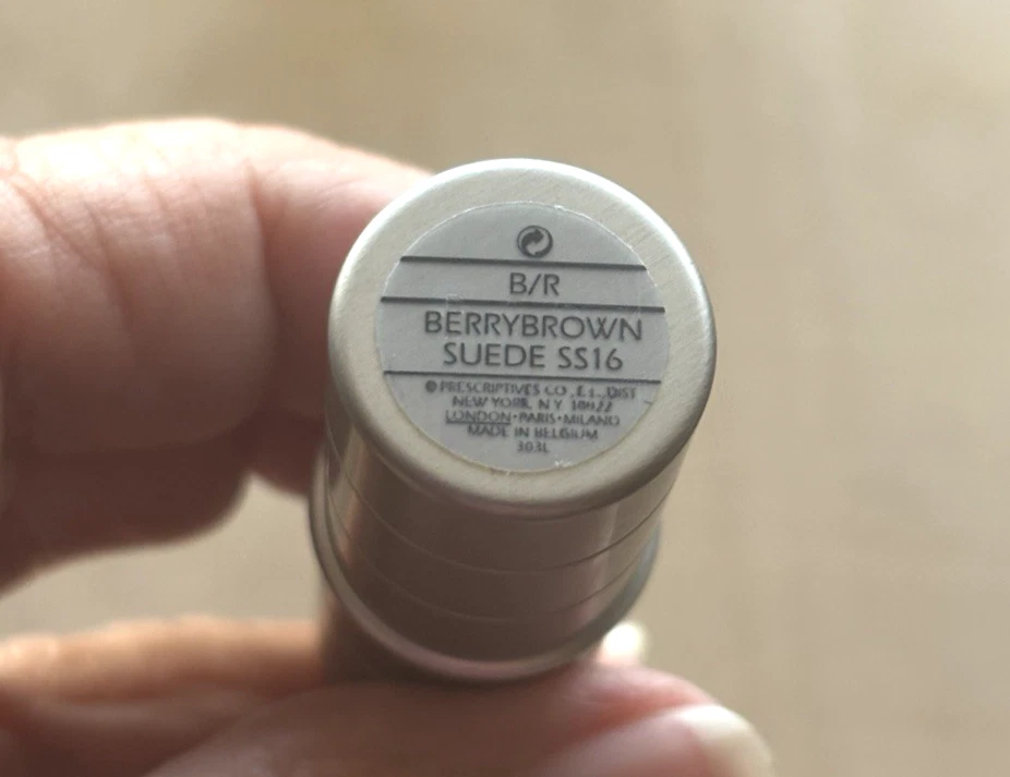 Prescriptives Soft Suede Lipstick Berrybrown NIB .14 oz Rare - image 3 of 4