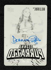 2024 Allure AEW Printing Plate Black Achievement 1/1 Deonna Purrazzo Auto 08j3