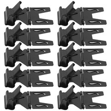 10Pcs Black Stainless Steel Metal Sign Clips for Price Tags Retail Display