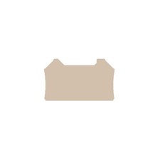 1905150000, WEIDMULLER, End plate for terminals, V-0, Wemid, Lot of 50