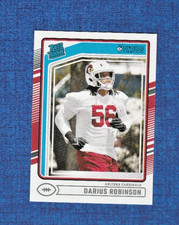 2024 Panini Donruss Football Rated Rookie # 381 Darius Robinson