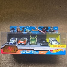 5 PACK MATELL HOT WHEELS STAR WARS R2D2 YODA DARTH VADER SKYWALKER STORMTROOPER