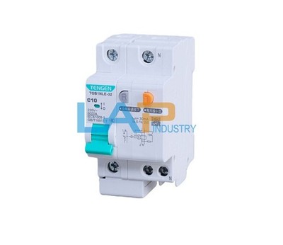 1PCS TGB1NLE-32 1P+N Breaker 6/10/16/20/32/40/63A Type C  TGB1NLE Series