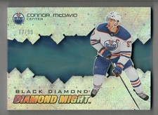 2023-24 UD Black Diamond Hockey Diamond Might #DM-CM Connor McDavid 17/99