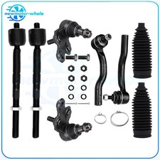 Lower Ball Joints Tie Rod End Rack Pinion Bellow For 2004-2010 Toyota Sienna