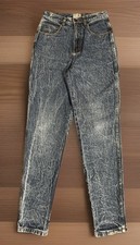 Vintage Stefano International High Rise Skinny Jeans Sz 8 Acid Wash 5 Pockets