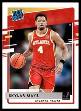2020-21 Donruss Rated Rookies Skylar Mays Rookie Atlanta Hawks #248