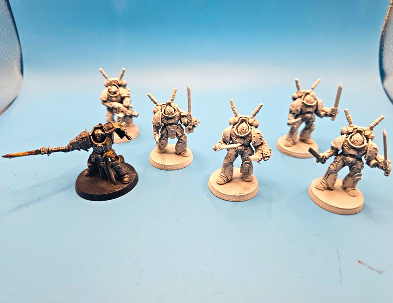 Grimdark Wargaming Primarion Scale Psychic Knights w/teleporters x5