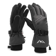 Ski Gloves for Men Women - Winter Snow Windproof & Waterproof for Cold Weathe...