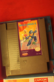 Mega Man 4 Nes Game With Manual and case