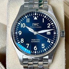 IWC Pilot's Watch Blue Men's Watch - IW327014 - Full Set