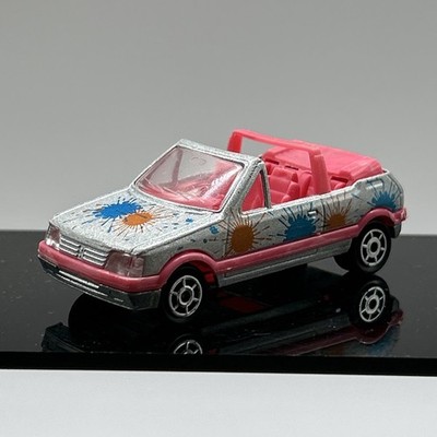 Majorette Peugeot 205 CTI Serie 200 1992 1:53 Silver Pink Model