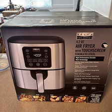 Bella Pro Series 4.2 Qt Digital Air Fryer Stainless Steel Fast Cook XF-401J