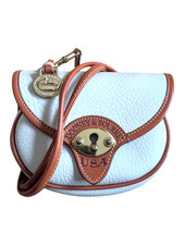 Vintage Dooney & Bourke Cavalry Belt Bag Whit...