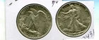 1935 S WALKING LIBERTY SILVER HALF DOLLAR AU BU 7431T