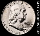 1963 Silver Franklin Half Dollar - Choice Gem Brilliant Unc  Lustrous  #L890