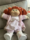 Vintage Cabbage Patch Doll 1978/85 Red Hair Green Eyes 1 Dimple Girl