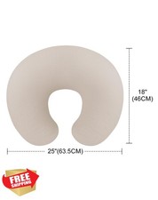 Wimist Muslin Nursing Pillow Cover Sage Baby Breastfeeding