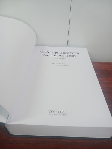 Arbitrage Theory in Continuous Time (Oxford Finance Series) by - Picture 13 of 24