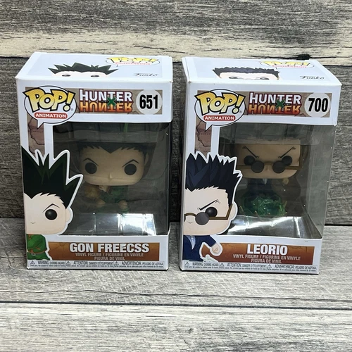 Funko POP! Animation: X Hunter Gon Freecss #651 & Leorio #700 Vinyl Figures