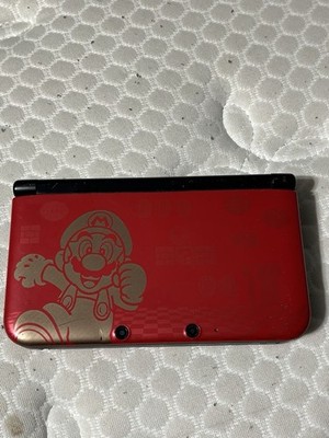 Nintendo 3DS XL Mario Edition Red/Black Handheld Console 4gb NO
