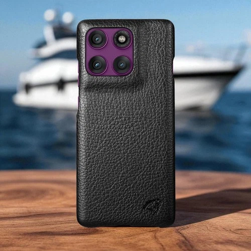 Cover for Motorola Edge 60 Pro Premium Genuine Leather Case | Seamless Design