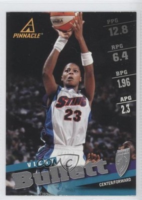 1998 Pinnacle WNBA Vicky Bullett #19 0j0