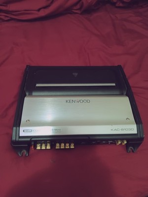 Kenwood KAC-8104D 1 Mono Sub Amp. 500 RMS 1000 Max. FREE SHIPPING!