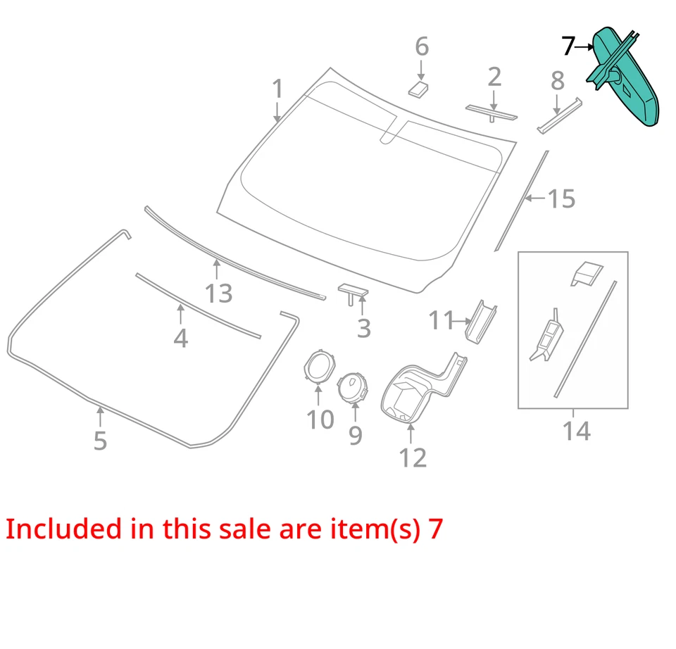 Espejo retrovisor OEM cupé con atenuación automática para 07-13 ALTIMA 1272532 Foto 3 de 4