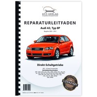 Audi A3 Typ 8P 2003-2012 6 Gang Automatikgetriebe FWD DSG 02E Reparaturanleitung