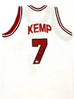 Shawn Kemp Signed Team USA Jersey Autographed Beckett Witnessed NBA HOF Seattle