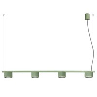 Pendelleuchte Aluminium Salbei GX53 Elegant BüRo L:122 Cm HäNgelampe Esstisch