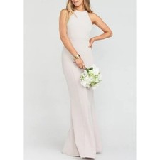 NEW Show Me Your Mumu SMYMM Chicago High Neck Gown in Show Me The Ring Sz L