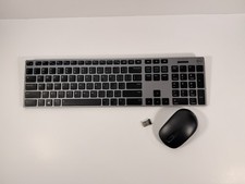 Dell KM717 Wireless Keyboard WM126 Mouse Combo USB Receiver Included - TESTED