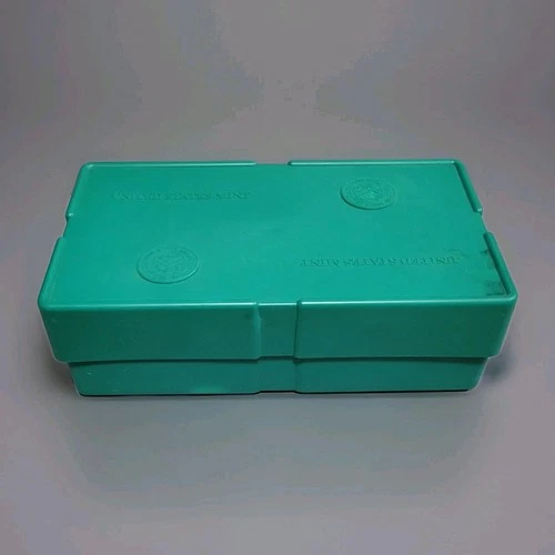 U.S. Mint Green American Silver Eagle Monster Box Empty No Tray Coin Roll Holder