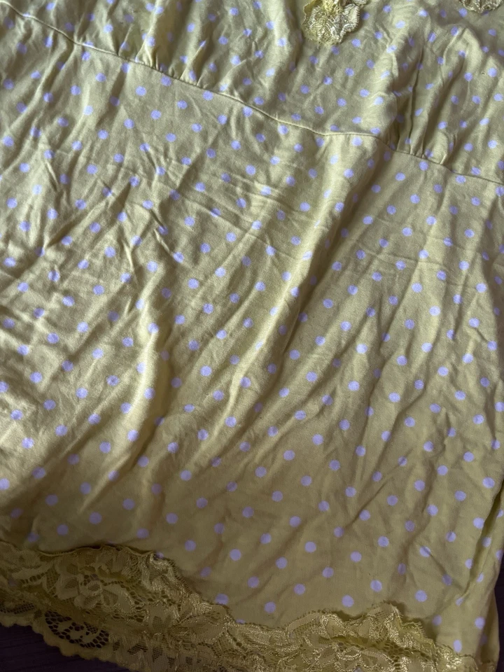 Blusa sin mangas cami a lunares verde lima para mujer talla 14/16 Foto 2 de 3