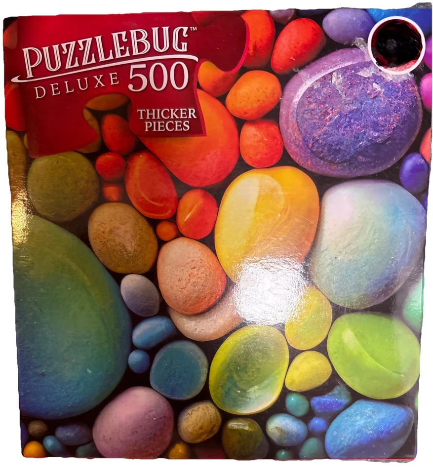 PUZZLEBUG 500 PIECE DELUXE THICKER PIECE PUZZLES BRIGHT COLORFUL LOT OF 7 NEW - Image 4 of 4