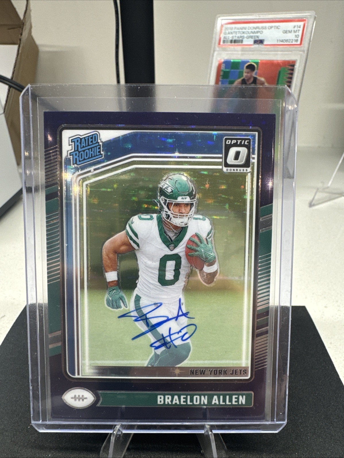 BRAELON ALLEN 2024 DONRUSS OPTIC RATED ROOKIE PURPLE STARS RC AUTO /42 🔥