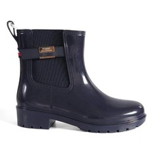 Tommy Hilfiger Women's Flag Belt Hw Rainboots - UK Size 6 / EU 39 - BNIB